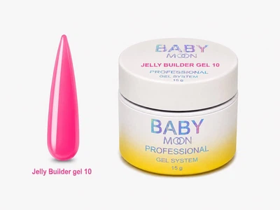 Гель-желе для наращивания ногтей BABY Moon Jelly Builder Gel №10, 15 мл