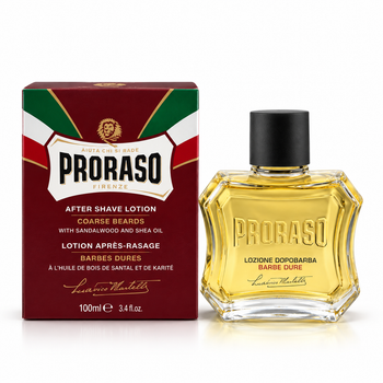 Лосьйон після гоління Proraso Red After Shave Lotion Coarse Beards Sandalwood, 100 мл