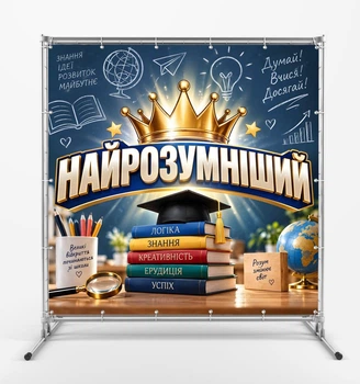 Баннер "Самый умный", размер 2х2 м