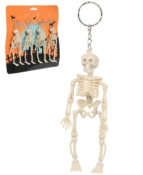 Фігурка-брелок для Хелловіна "Skeleton" 4шт 11см R62643