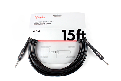 Кабель инструментальный FENDER CABLE PROFESSIONAL SERIES 15' BLACK