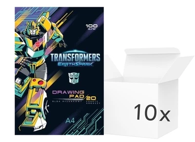 Zestaw bloków rysunkowych Astra Transformers A4 20 arkuszy 10 szt (5901137222974)