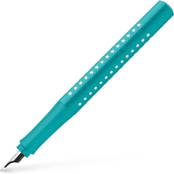 Ручка перова Faber-Castell Sparkle Ocean, колір корпусу бірюзовий, перо М (0,7 мм), 140876
