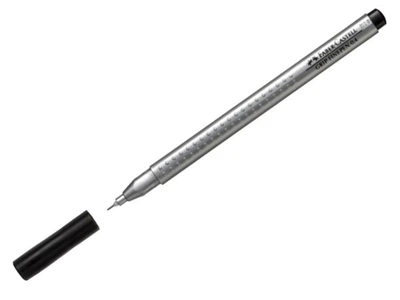 Ручка капілярна Faber-Castell Grip Finepen 0,4 мм Чорний 22266