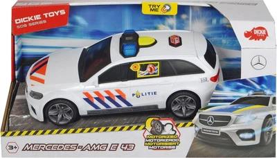Поліцейська машина Dickie SOS Mercedes-AMG E 43 30 см в масштабі 1:16 Біла (4006333066399)