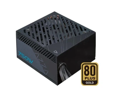Блок живлення 750 Вт, Black, 80+ Gold AZZA (2000003656486)