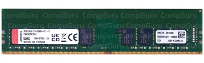 Оперативная память для ПК Kingston DDR4 32GB 2666MHz UDIMM 2Rx8 PC4-2666V (KSM26ED8-32HC)