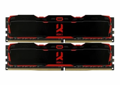 Оперативная память для ПК Goodram IRDM X Black DDR4 16GB (2x8GB) 2666MHz UDIMM PC4-2666 (IR-X2666D464L16S/16GDC)