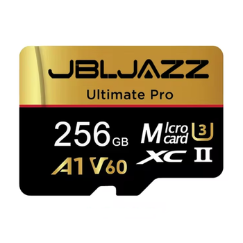 Micro sd карта памяти флешка флеш-карта 256 ГБ jbljazz золотистая (NU951)