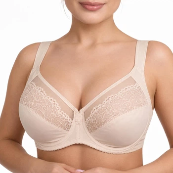 Бюстгальтер Lanny mode тонкий мережевний 90 G бежевий 268