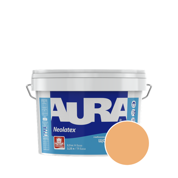 Краска интерьерная латексная Aura Neolatex NCS S 1040-Y30R (светло-персиковый 3) глубокоматовая 2.5 л