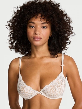 Бюстгальтер без косточек кружевной Victoria's Secret 330748829 34D Молочный (1163082270)