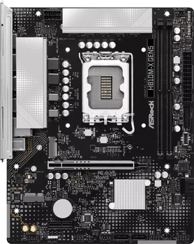 Материнська плата ASRock H810M-X GEN5 (LGA1851, H810, PCI-Ex16)