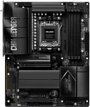 Материнська плата ASRock X870E CHALLENGER WIFI (sAM5, AMD X870, PCI-Ex16)
