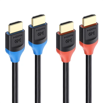 Кабель Cable Matters HDMI 2.1 [Certified Ultra High Speed HDMI] 48Gbps 8K@60Hz, 4K@240Hz 2м, black, комплект 2шт (300029-2mx2)