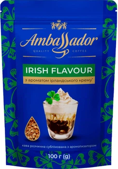 Кофе растворимый Ambassador Irish Flavour с ароматизатором 100 г (8721077551111)
