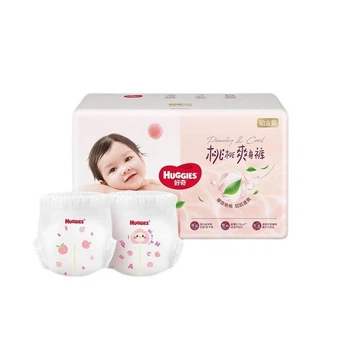 Підгузки-трусики Huggies Platinum Little Peach XXL (від 15 кг), 50 шт