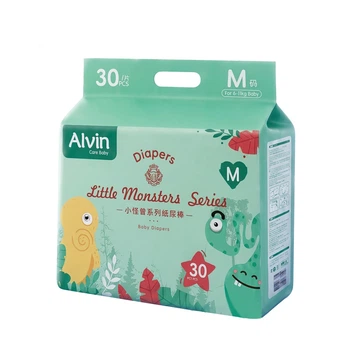 Підгузки нічні Aiweier Маленький монстр M (6-11 кг), 60 шт (2 x 30)