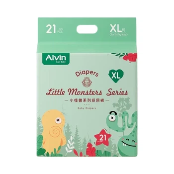 Подгузники ночные Aiweier Маленький монстр XL (12-17 кг), 42 шт (2 x 21)
