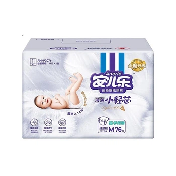 Подгузники Anerle Light Core M (6-11 кг), 76 шт