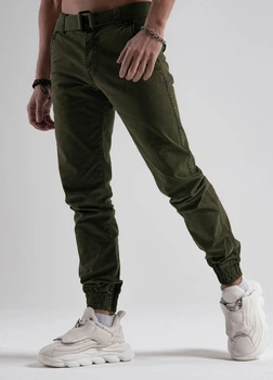 Чоловічі Штани джогери, хакі (3XL)