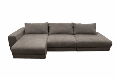 Диван угловой HF Спарк 3700х1850х720 мм Allure Premium Light Grey (HF2121)