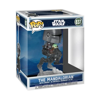 Игровая фигурка Funko Pop Rides Мандалорец и Грогу на вездеходе 17,5 см
