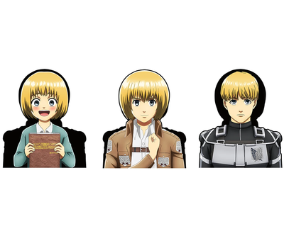 Голографическая наклейка Атака Титанов Армин Арлерт Attack on Titan Armin Arlert 7 х 7 см(MS_9A3E6305F8BD)