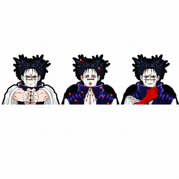 Голографічна наклейка Магічна битва Чосо Jujutsu Kaisen Choso 5,8 х 5,6 см(MS_E315D3CA54AE)