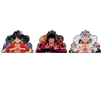Голографічна наклейка Ван Піс Луффі One Piece Luffy 6 х 4 см(MS_0342F508C078)