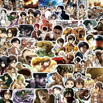Стикерпак Атака Титанов Attack on Titan, 82 шт(MS_4A2D9E50292F)