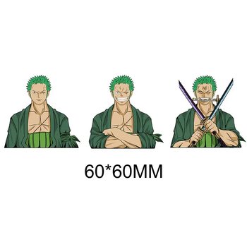 Голографічна наклейка One Piece Зоро(MS_BE8624DDFA61)