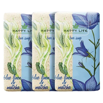 Мило Happy Life "Синій льон та матча", 180г - 775132