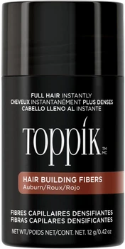 Włókna keratynowe do włosów Toppik Hair Building Fibers Auburn Ciemnorude 12 g (667820011007)