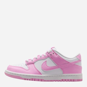 Подростковые кожаные кеды для девочки Nike Dunk Low IU7766-125 39 Розовые (198731795101)