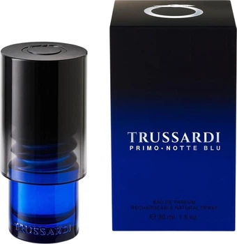 Woda perfumowana męska Trussardi Primo Notte Blu 30 ml (8059036009169)