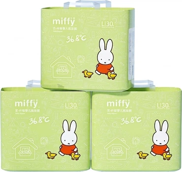 Підгузки Solove Miffy Core L (9-14 кг), 90 шт (3 x 30)