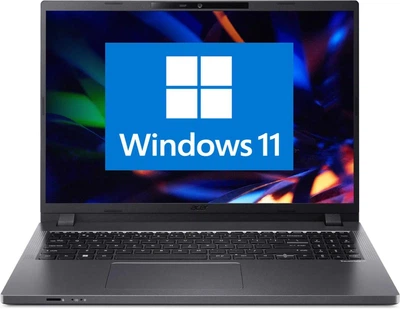 Ноутбук Acer TravelMate P2 TMP216-51 16" IPS / Windows 11 Pro / Intel Core i5-1334U 10-ядерний / RAM 32 ГБ / SSD 1 ТБ / Підсвітка клавіатури / Зарядка через USB Type-C / LAN