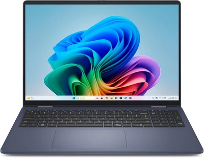 Ноутбук Dell 16 Plus 2-in-1 16" IPS- level 1920x1200 60 Гц / Intel Core Ultra 5 226V / Intel Arc Graphics 130V / RAM 16 ГБ / LPDDR5X / SSD 512 ГБ / Windows 11 Home / 2.05 кг (LDB06250-5175BLU-PUS)
