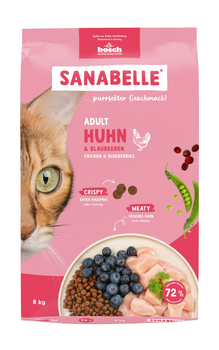 Корм для котів Bosch Sanabelle Adult Курка Чорниця 8 кг (856808)
