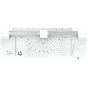 Ламінатор HP OneLam Combo A3 гаряче та холодне ламінування 400 мм/хв з різаком плівка до 125 мкм білий(LM_58545BABA4CA)