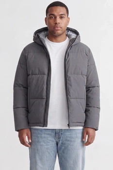 Чоловіча куртка-пуховик сіра Jack&Jones Galaxy 4XL (100402-gray-14057)