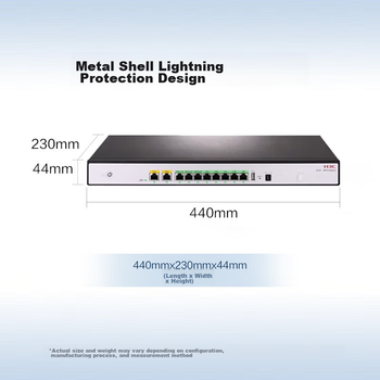 Маршрутизатор H3C ER3208G3-X проводной / 8 x LAN / 1 Гбит/с