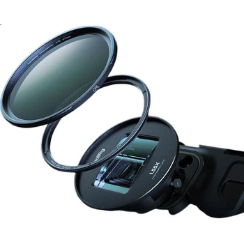 SmallRig 3578B, підходить для IPhone16 Promax, Apple15 Huawei Xiaomi Samsung Портретна фотографія, 1.55x широкоекранний професійний об'єктив для зйомки з T-кріпленням для телефонів та відео