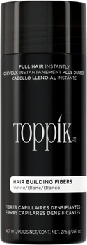 Кератинові волокна для волосся Toppik Hair Building Fibers Білі 27.5 г (667820012073)