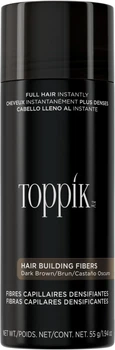 Кератинові волокна для волосся Toppik Hair Building Fibers Темно-коричневі 55 г (667820013025)