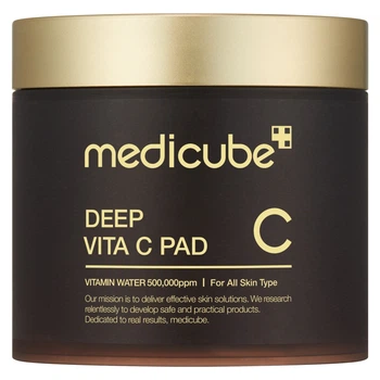 Осветляющие восстанавливающие пады с витамином C Medicube Deep Vita C Pad, 70 шт 8800256109661