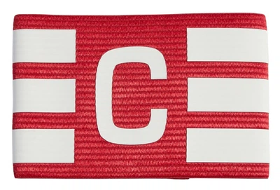 Opaska kapitana Adidas Tiro L AB czerwono-biała KD4250 (4068814684188)