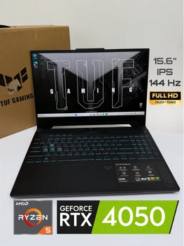 Ноутбук ASUS TUF Gaming A15 — Ryzen 5 6600HS / RTX 4050 6GB 140W / 16GB RAM / SSD 1TB / 144 Гц - Б/У