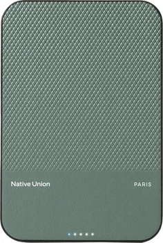 УМБ Native Union (Re)Classic Power Bank | Magnetic 5000 mAh 15W Slate Green (PB-5KMS-GRN-Q2)